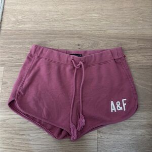 Abercrombie & Fitch Women's Mauve Athletic Shorts